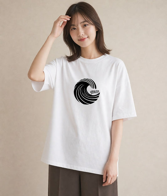半袖Tシャツ レディース 海 リゾート 夏 イラスト フェミニン カフェ巡り 女子会 白T
