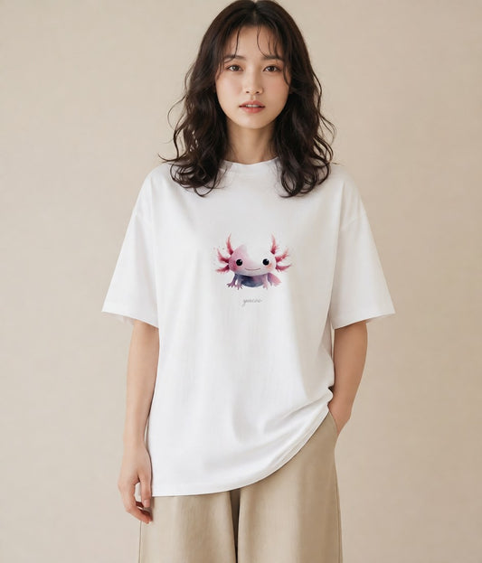 Tシャツ レディース ベタ ペット 動物 イラスト ポップ 母の日 ビーチ 白T