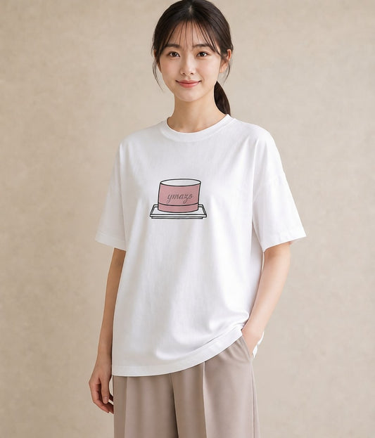 Tシャツ レディース スイーツ お菓子 デザート イラスト 公園 ママ 白T