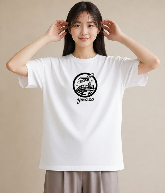 グラフィックTシャツ レディース 旅 トラベル スタンプ イラスト ゆるかわ 通学 誕生日プレゼント 白T