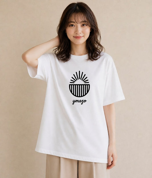 半袖Tシャツ レディース パールピアス アクセサリー ナチュラル アンティーク イラスト ニュアンス 旅行用 海 白T