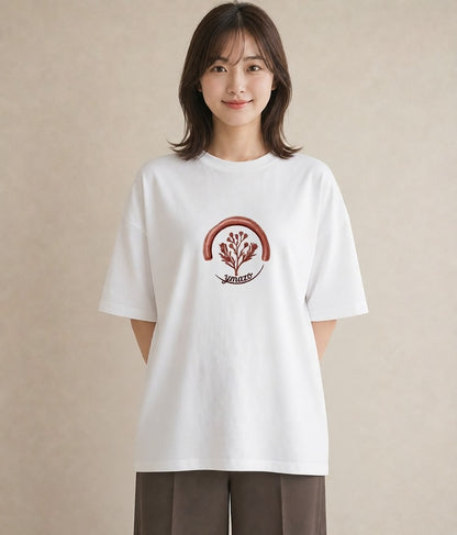 Tシャツ レディース 封蝋 手紙 アンティーク ナチュラル イラスト 姉妹 送別ギフト 白T