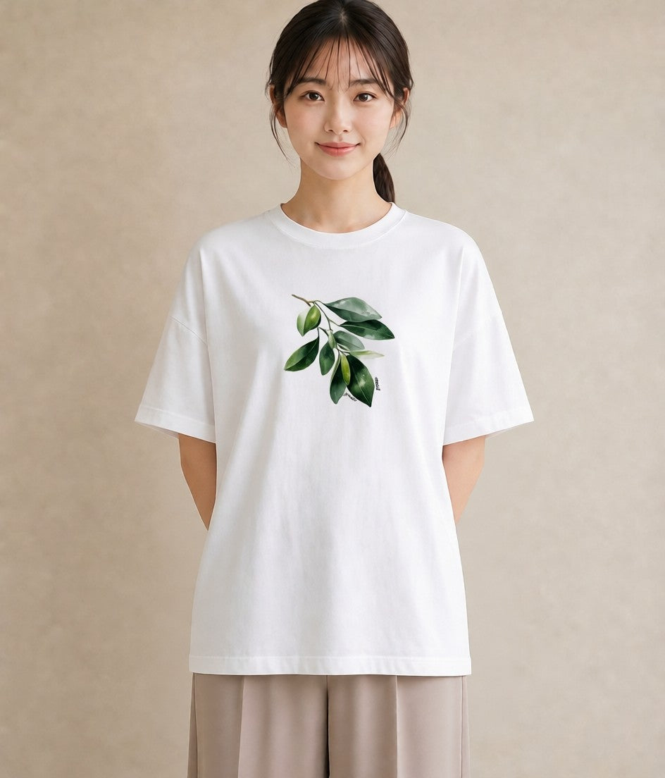 グラフィックTシャツ レディース アボカド 食べ物 フード イラスト シンプル 通勤 在宅 白T