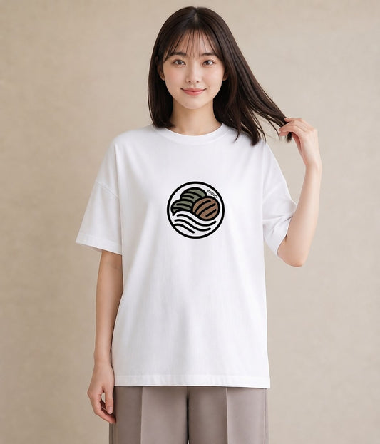 Tシャツ レディース カフェ カフェロゴ ロゴ イラスト ラフカジュアル お出かけ 普段着 白T