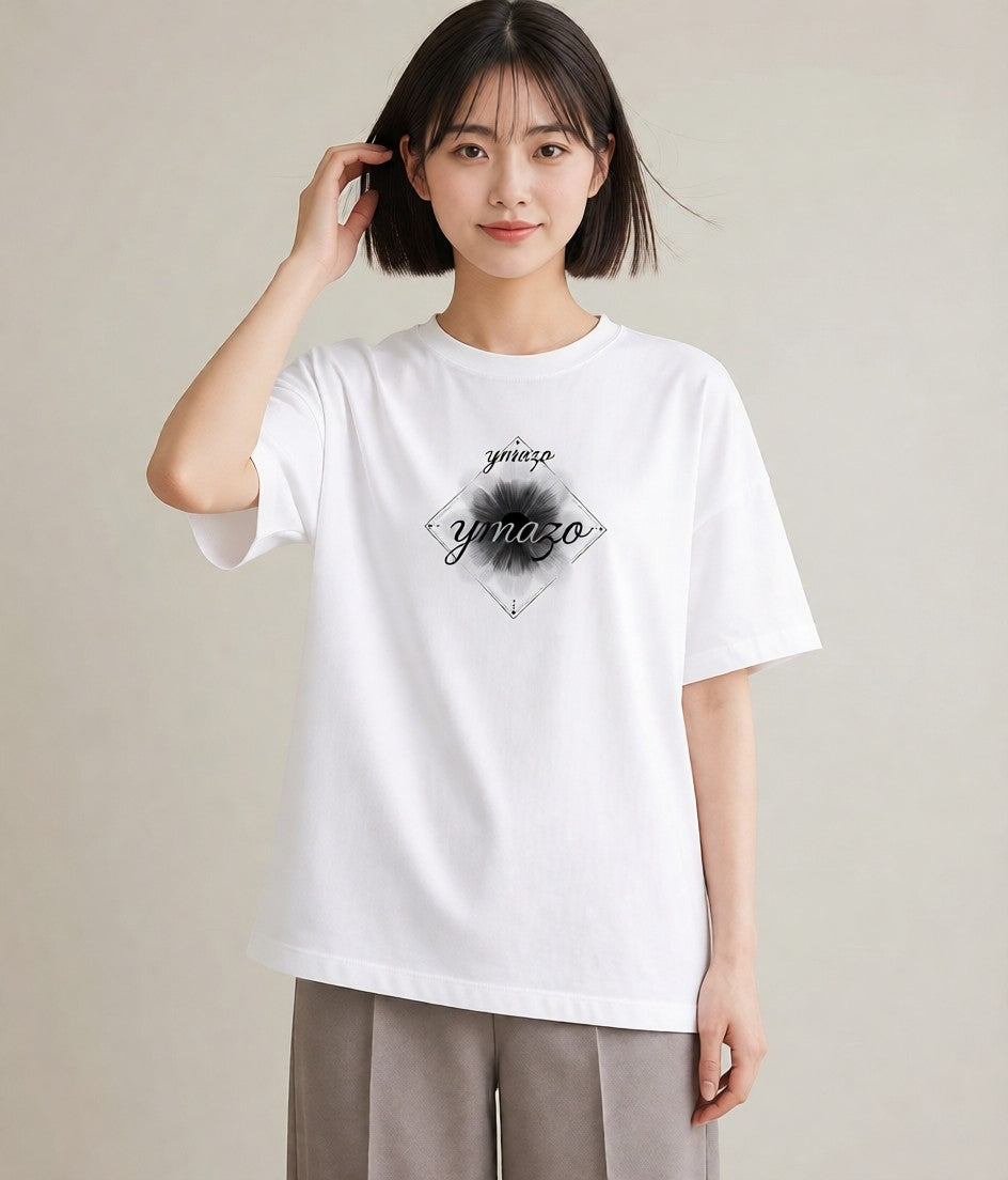 プリントTシャツ レディース レースハンカチ レース ハンカチ ナチュラル アンティーク イラスト 可愛い ルームウェア ギフト 白T