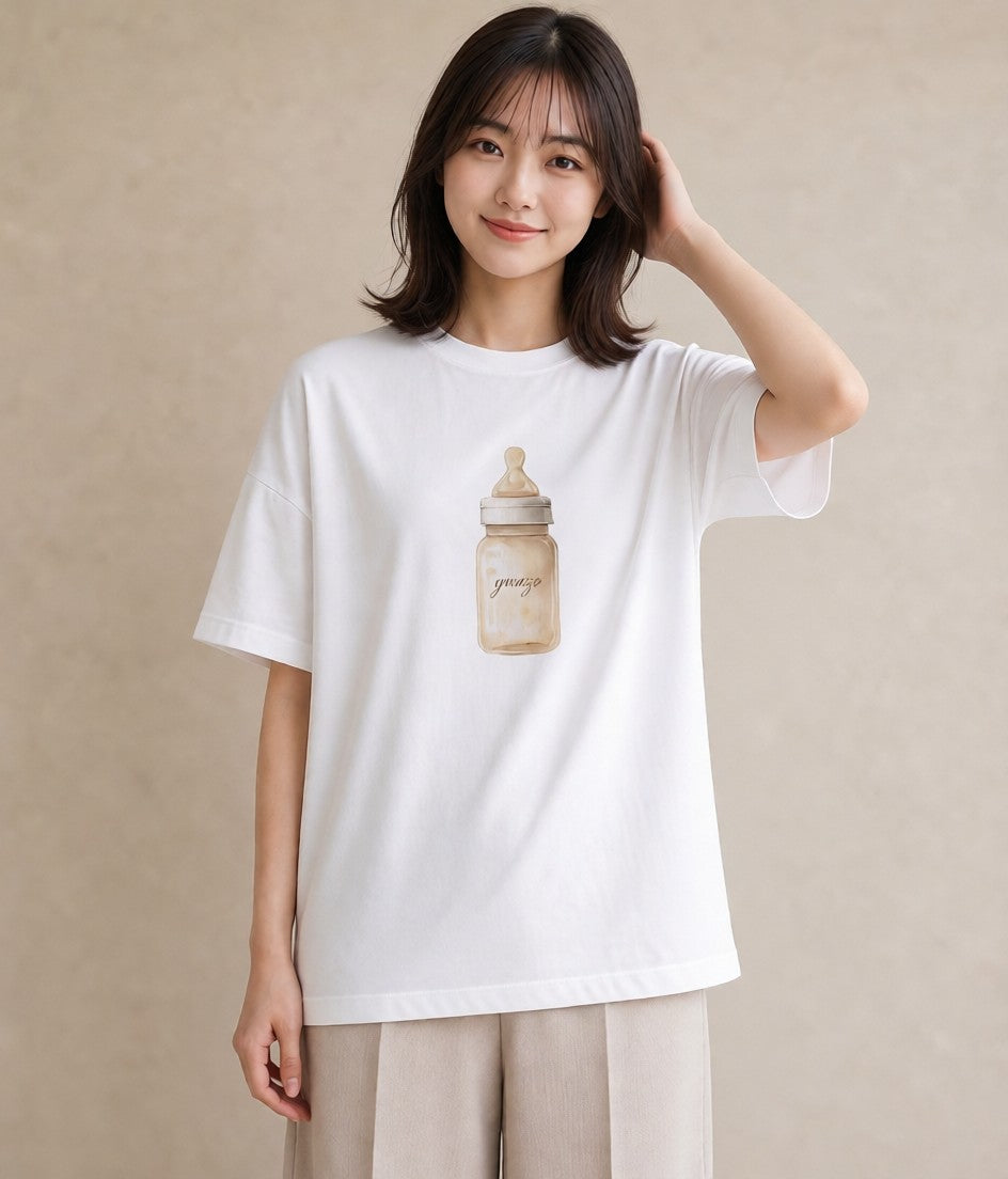 デザインTシャツ レディース クリームソーダ 食べ物 フード イラスト ゆるコーデ 自分用 ルームウェア 白T