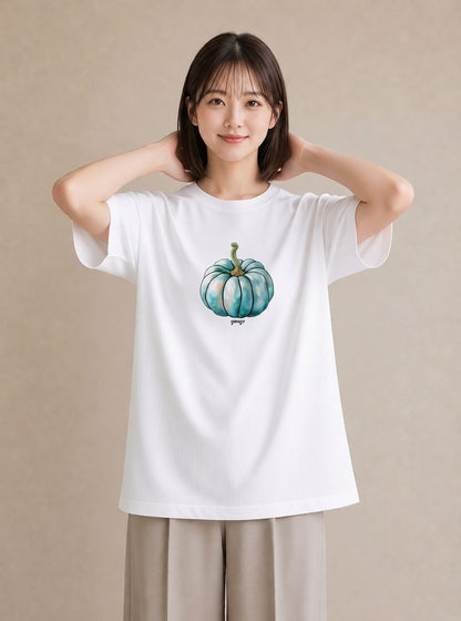 グラフィックTシャツ レディース メロン 食べ物 フード イラスト ミニマル 姉妹 送別ギフト 白T