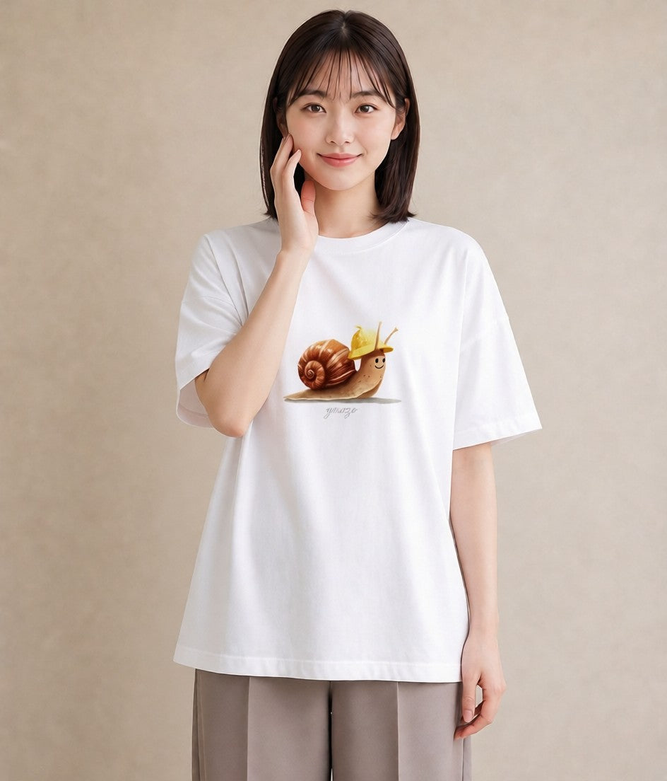 プリントTシャツ レディース ダンゴムシ 昆虫 虫 イラスト 旅行コーデ 自分用 ルームウェア 白T