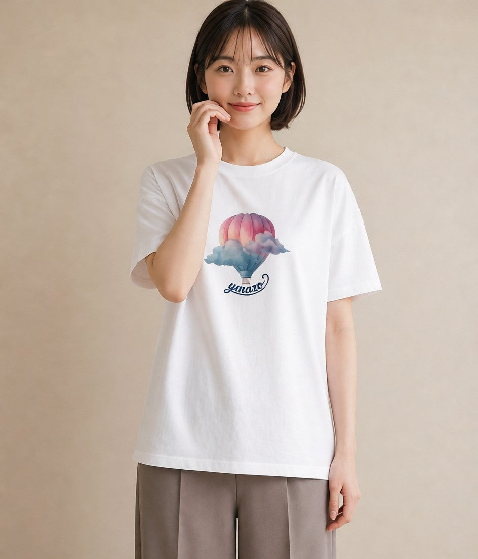 グラフィックTシャツ レディース 虹 星空 宇宙 イラスト ボタニカル 週末コーデ 敬老の日 白T
