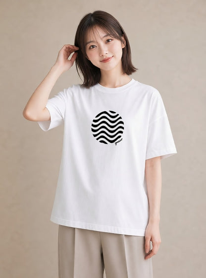 Tシャツ レディース 海 リゾート 夏 イラスト シンプル 姉妹 送別ギフト 白T