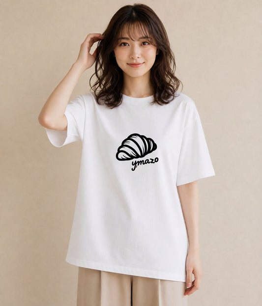デザインTシャツ レディース パン ベーカリー レトロ イラスト 旅行コーデ レイヤード 友達ギフト 白T