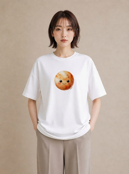 デザインTシャツ レディース 宇宙 星空 イラスト 帰省 ラフ 白T