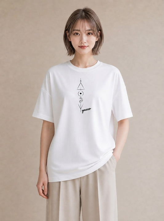 半袖Tシャツ レディース パールピアス アクセサリー ナチュラル アンティーク イラスト ポップ 秋コーデ おしゃれギフト 白T