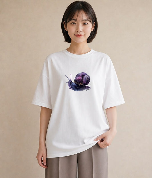 Tシャツ レディース ダンゴムシ 昆虫 虫 イラスト 水彩風 女性 旅行用 白T