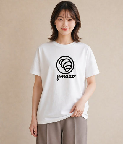 半袖Tシャツ レディース カフェ カフェロゴ ロゴ イラスト ミニマル ルームウェア ギフト 白T