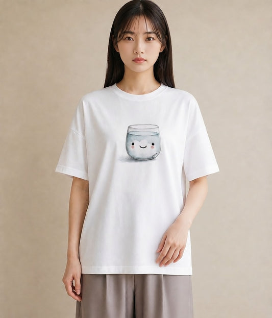 デザインTシャツ レディース クリームソーダ 食べ物 フード イラスト ミニマル クリスマス 旅行 白T