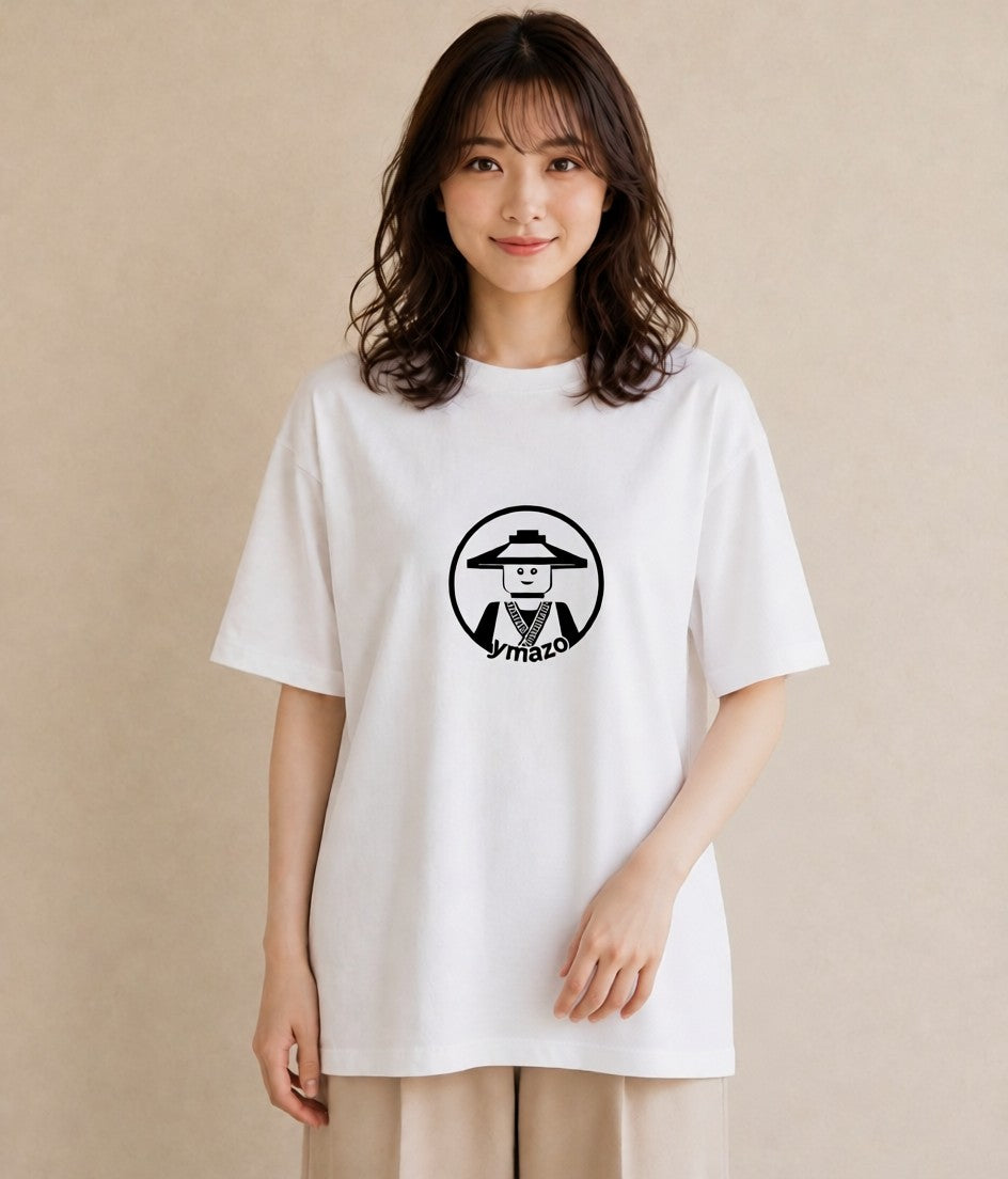 デザインTシャツ レディース 扇子 そよ風 ナチュラル アンティーク イラスト 北欧風 ミセス 春コーデ 白T