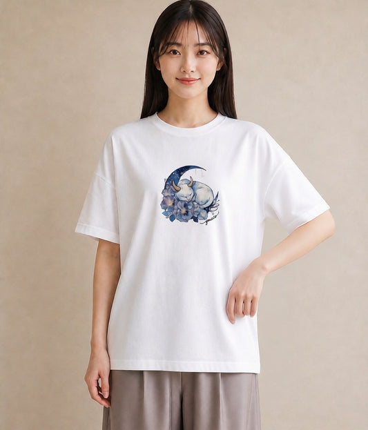 グラフィックTシャツ レディース エキゾチックショートヘア 猫 ねこ イラスト ゆるかわ ルームウェア ギフト 白T