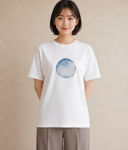 プリントTシャツ レディース プラネット 星空 宇宙 イラスト モード 女性向けギフト 散歩 白T