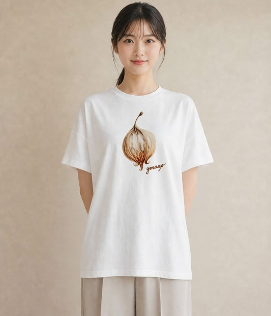 デザインTシャツ レディース どんぐり 植物 ボタニカル イラスト 通勤 在宅 白T