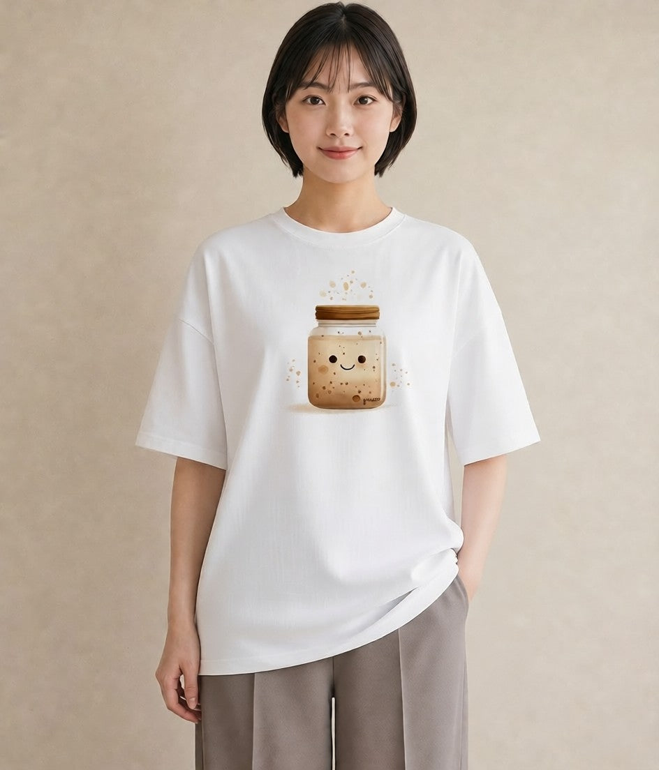 半袖Tシャツ レディース クリームソーダ 食べ物 フード イラスト きれいめ 母娘コーデ 自分用 白T