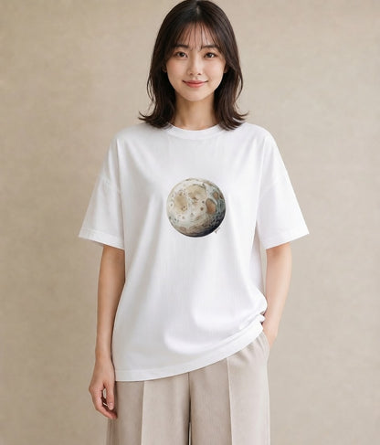 プリントTシャツ レディース 牡牛座 星空 宇宙 イラスト 可愛い 旅行 母娘コーデ 白T