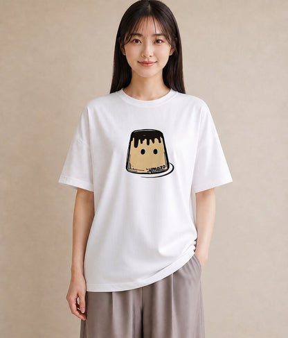 グラフィックTシャツ レディース スイーツ お菓子 デザート イラスト こなれ感 旅行用 海 白T