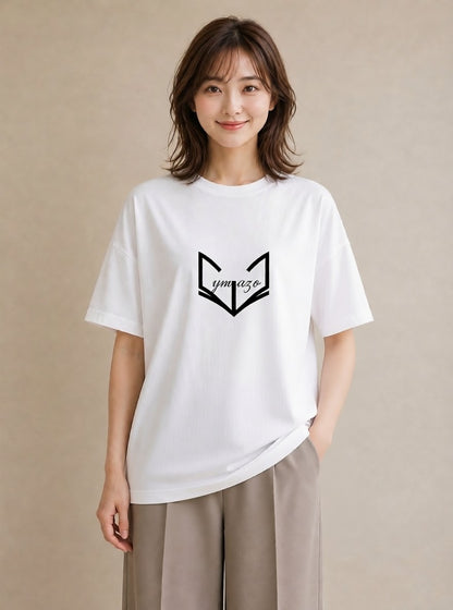 半袖Tシャツ レディース 本 読書 ブック イラスト カフェ巡り 女子会 白T