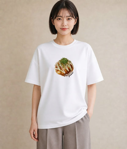 グラフィックTシャツ レディース ベーグル 食べ物 フード イラスト 線画 女子会 お揃い 白T