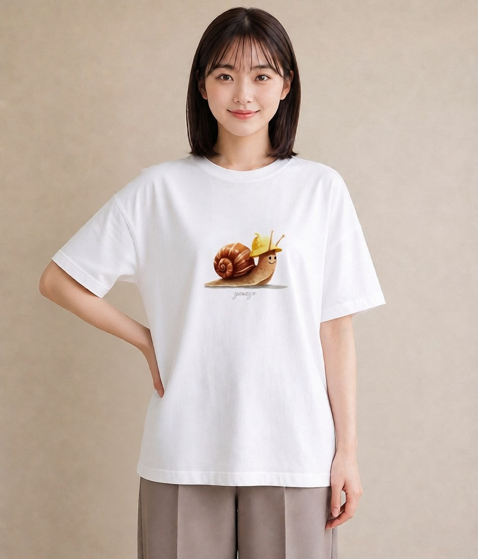 プリントTシャツ レディース ダンゴムシ 昆虫 虫 イラスト 旅行コーデ 自分用 ルームウェア 白T
