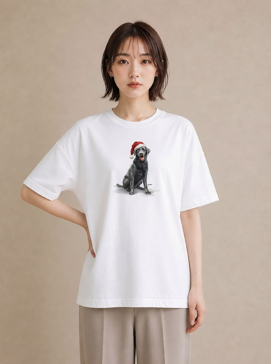 グラフィックTシャツ レディース ラブラドールレトリバー 犬 いぬ イラスト カジュアル 敬老の日 ホワイトデー 白T