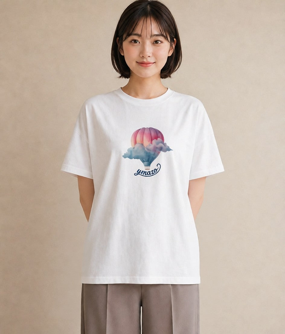 グラフィックTシャツ レディース 虹 星空 宇宙 イラスト ボタニカル 週末コーデ 敬老の日 白T