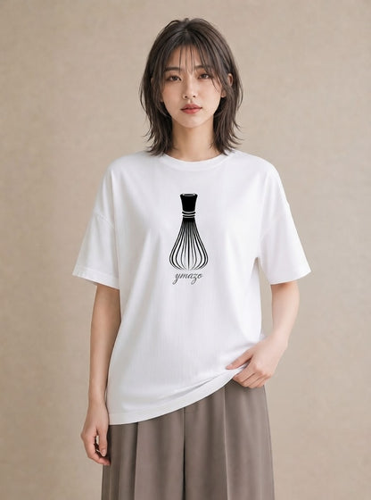デザインTシャツ レディース 扇子 そよ風 ナチュラル アンティーク イラスト 部屋着 女性向けギフト 白T