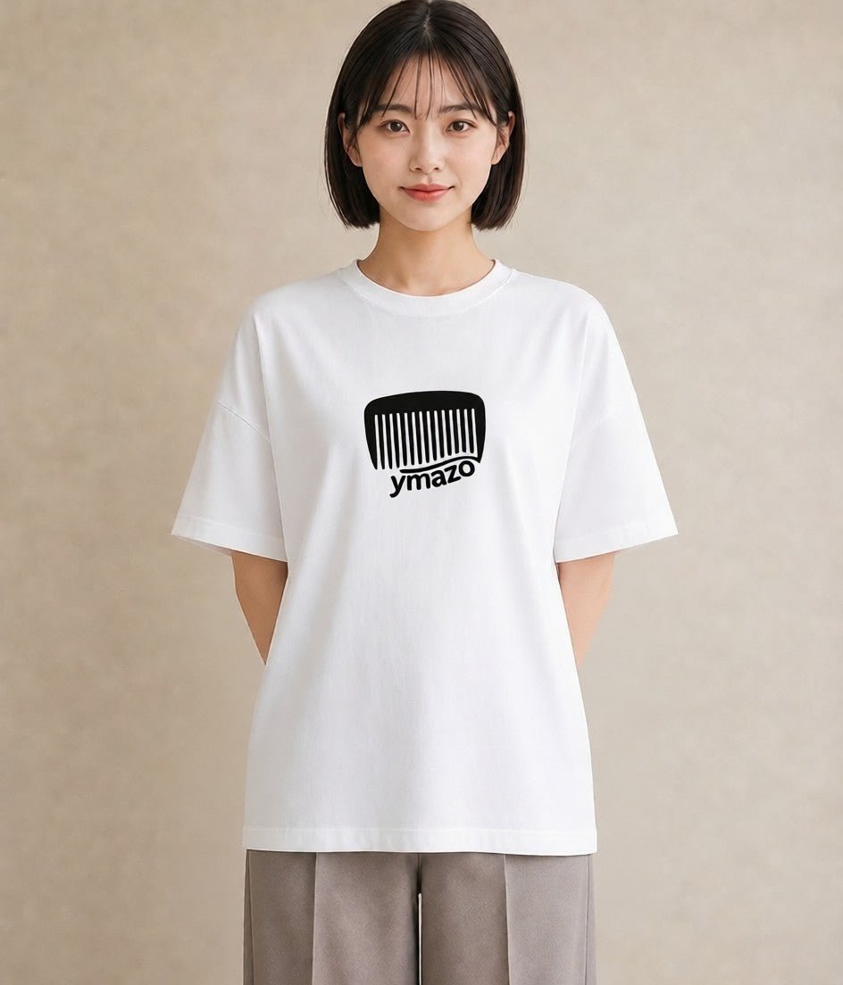 半袖Tシャツ レディース 手鏡 アンティーク レトロ ナチュラル イラスト 上品 母娘コーデ 自分用 白T