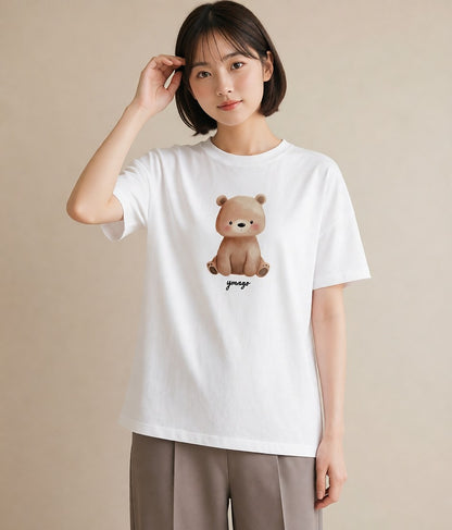 Tシャツ レディース コアラ 動物 アニマル イラスト ラフカジュアル 綿100 デート 白T