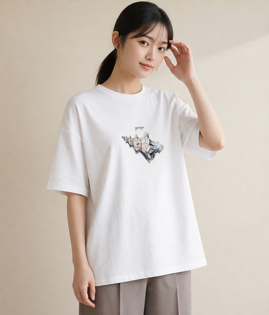 Tシャツ レディース かたつむり 昆虫 虫 イラスト 普段使い ホワイトデー 春服 白T