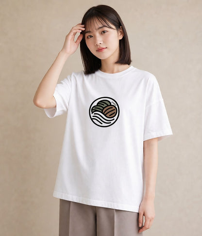 Tシャツ レディース カフェ カフェロゴ ロゴ イラスト ラフカジュアル お出かけ 普段着 白T