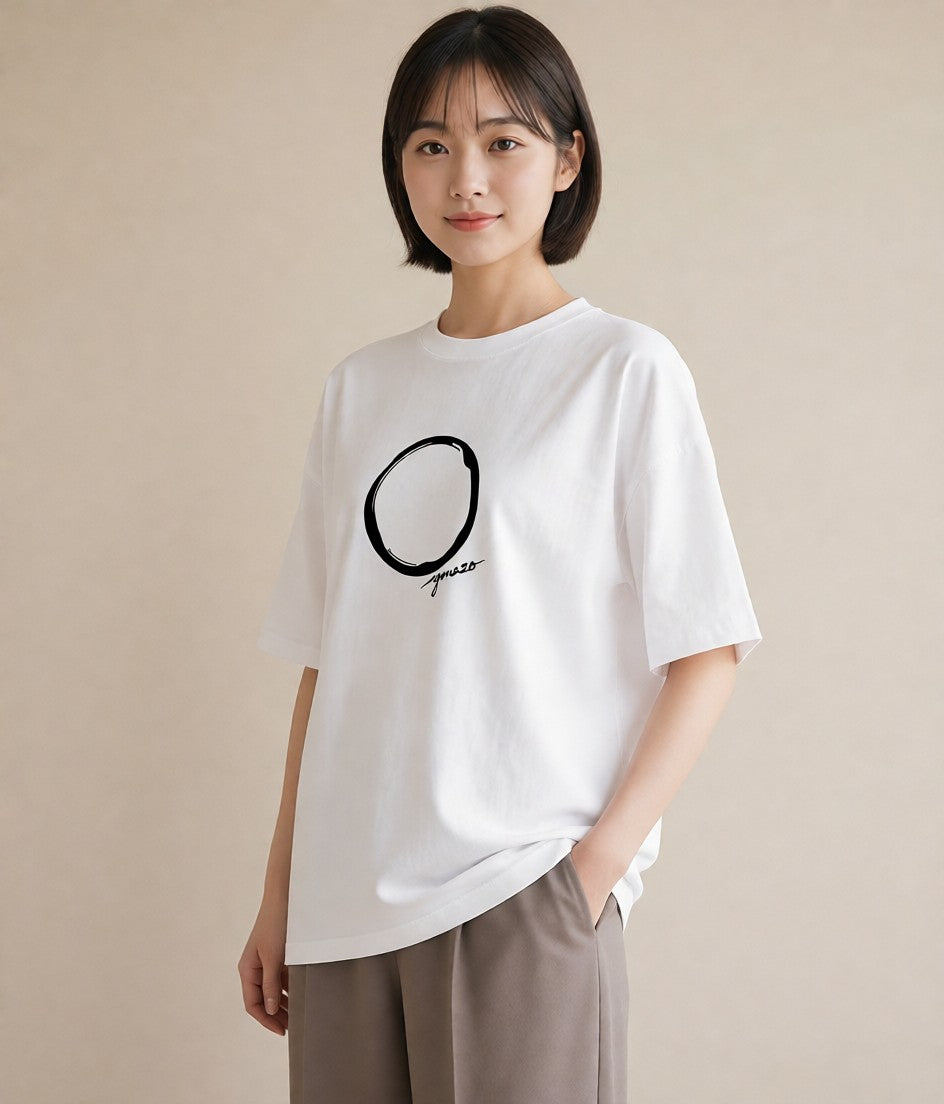 グラフィックTシャツ レディース 手鏡 アンティーク レトロ ナチュラル イラスト シック 春服 ミセス 白T