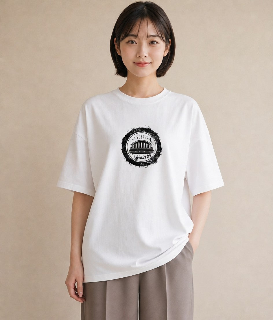 半袖Tシャツ レディース 旅 トラベル スタンプ イラスト 抜け感 おしゃれギフト 社会人 白T