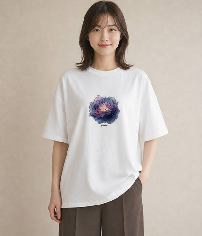半袖Tシャツ レディース 射手座 星空 宇宙 イラスト 上品 送別ギフト 通勤 白T