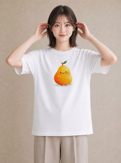 グラフィックTシャツ レディース アボカド 食べ物 フード イラスト ゆるかわ 敬老の日 ホワイトデー 白T