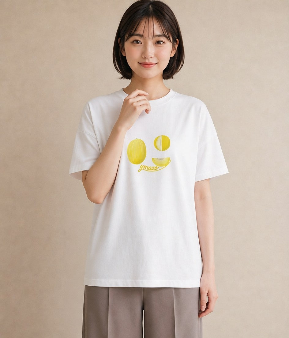 半袖Tシャツ レディース アボカド 食べ物 フード イラスト 淡色 カフェ巡り 女子会 白T