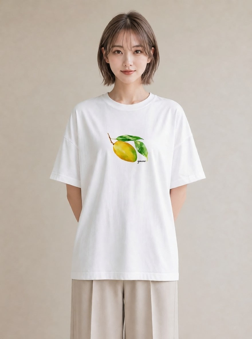 グラフィックTシャツ レディース バナナ 食べ物 フード イラスト ガーリー 秋コーデ おしゃれギフト 白T