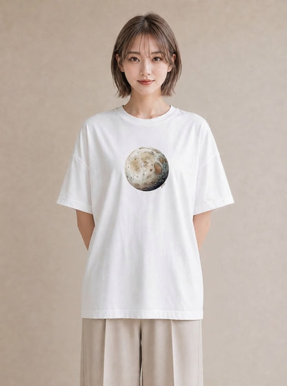 Tシャツ レディース 山羊座 星空 宇宙 イラスト 散歩 お出かけ 白T