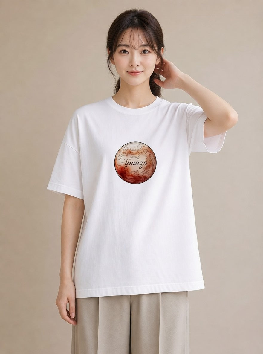 半袖Tシャツ レディース 乙女座 星空 宇宙 イラスト きれいめ 部屋着 女性向けギフト 白T