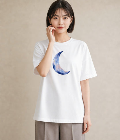 グラフィックTシャツ レディース 牡羊座 星空 宇宙 イラスト ラフ 女性 旅行用 白T