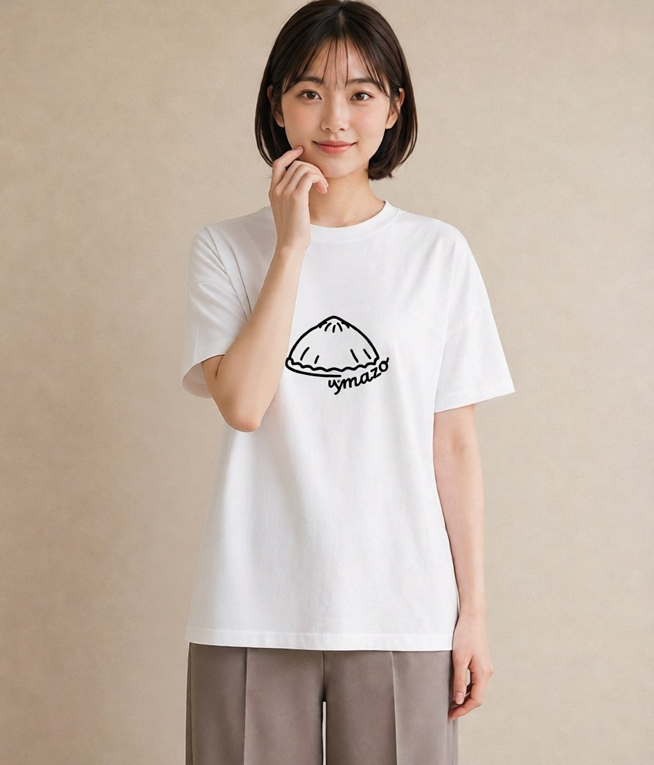 プリントTシャツ レディース パールピアス アクセサリー ナチュラル アンティーク イラスト ゆるかわ 在宅 公園 白T