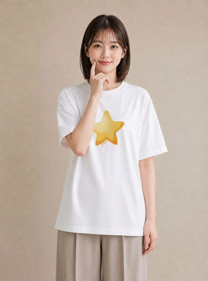 グラフィックTシャツ レディース 射手座 星空 宇宙 イラスト 旅行コーデ 部屋着 女性向けギフト 白T