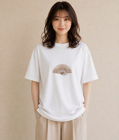 デザインTシャツ レディース 風鈴 ガラス 夏 ナチュラル アンティーク イラスト シック カフェ服 クリスマス 白T