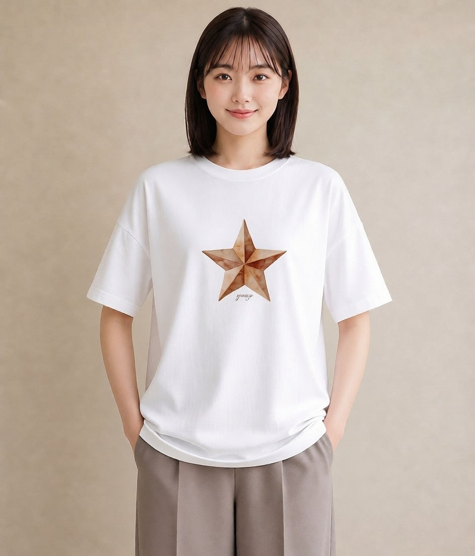 デザインTシャツ レディース 射手座 星空 宇宙 イラスト 可愛い 姉妹 送別ギフト 白T
